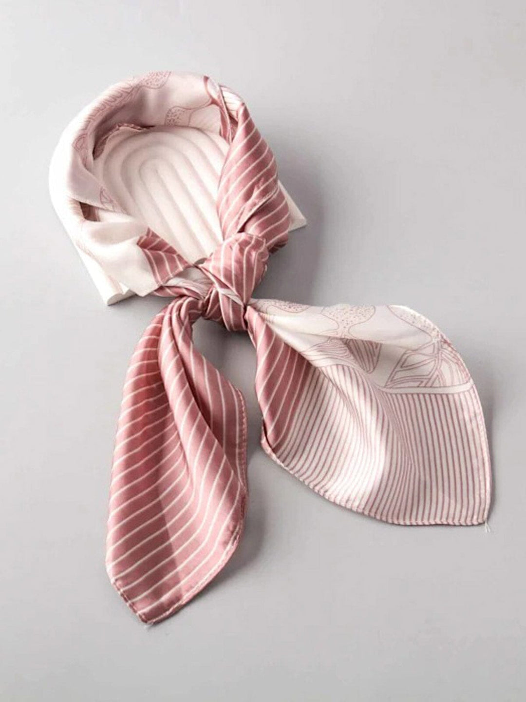 FASHION MULTIPLE PURPOSE COLORBLOCK STRIPES SCARF