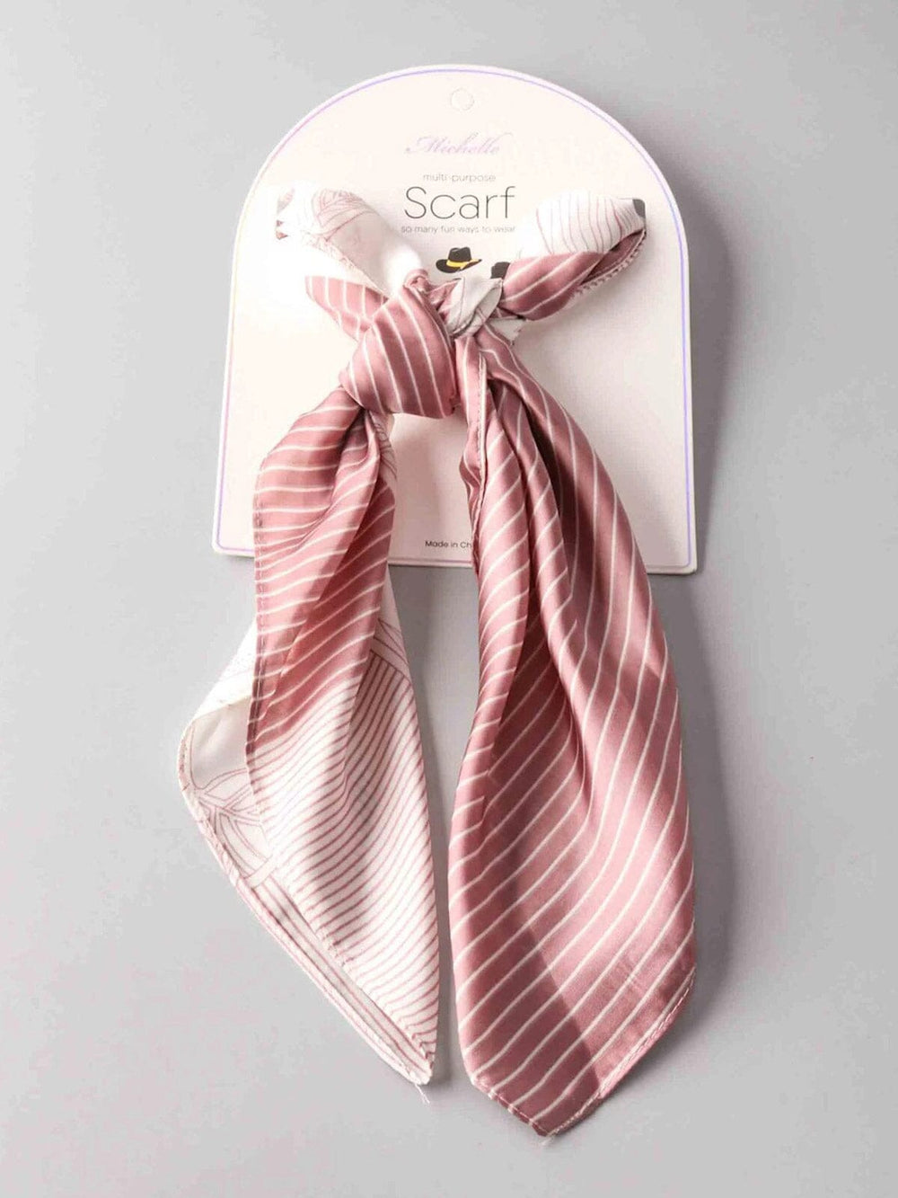 FASHION MULTIPLE PURPOSE COLORBLOCK STRIPES SCARF