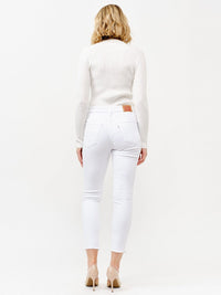 WOMEN'S LONG SLEEVE V-NECK RIBBED BODYSUIT