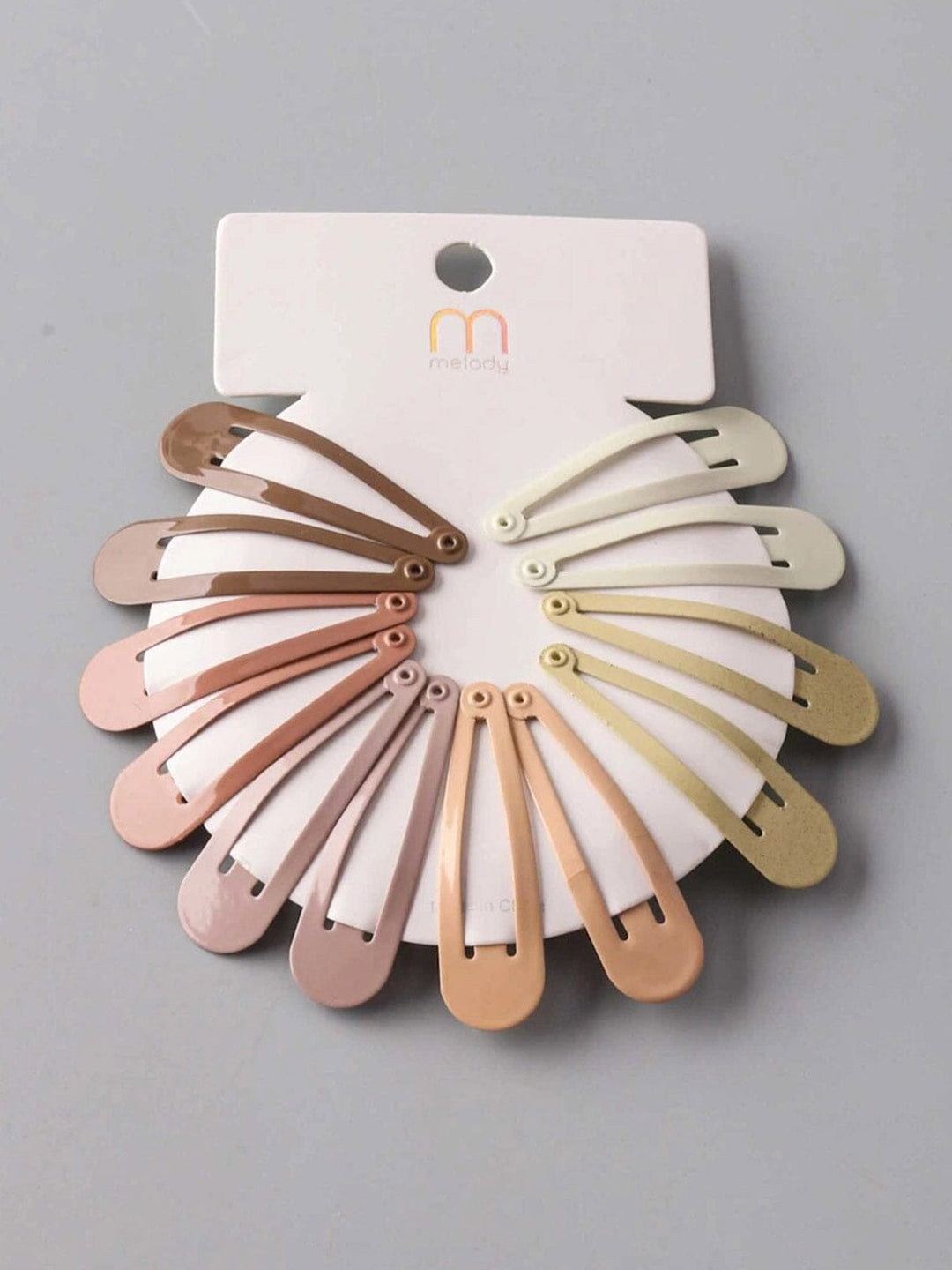 FASHION ASSORTED COLORS TIC TAC HAIR CLIPS