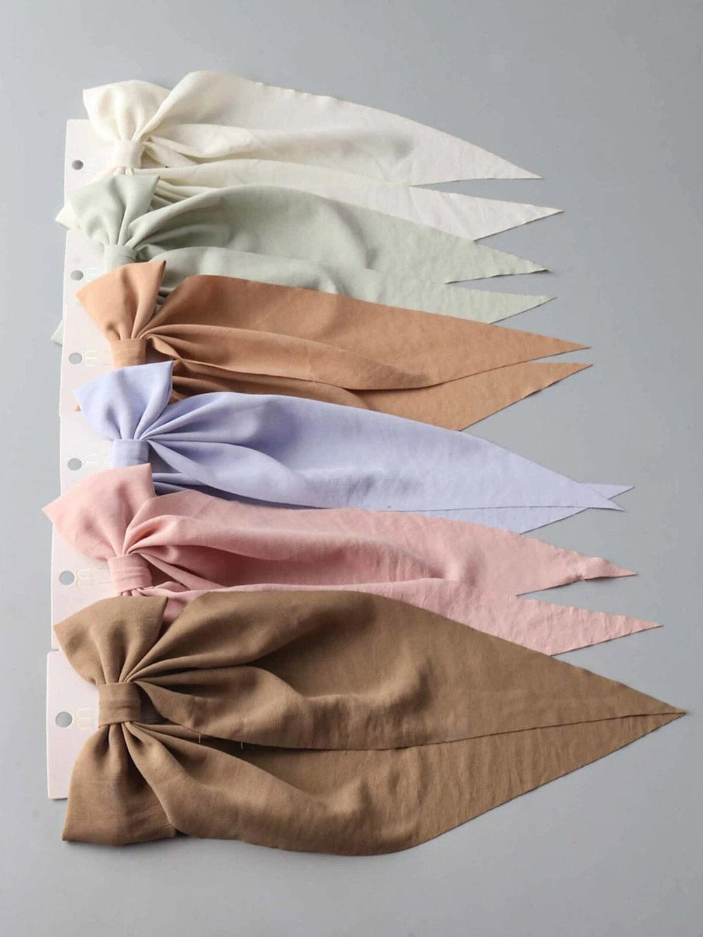 FASHION ASSORTED COLORS BOW HAIR CLIPS