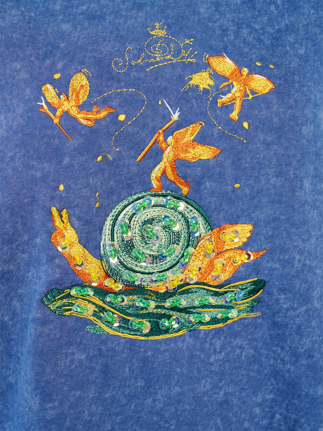 WOMEN'S LONG SLEEVE GRAPHIC STUDS PULLOVER SWEATER