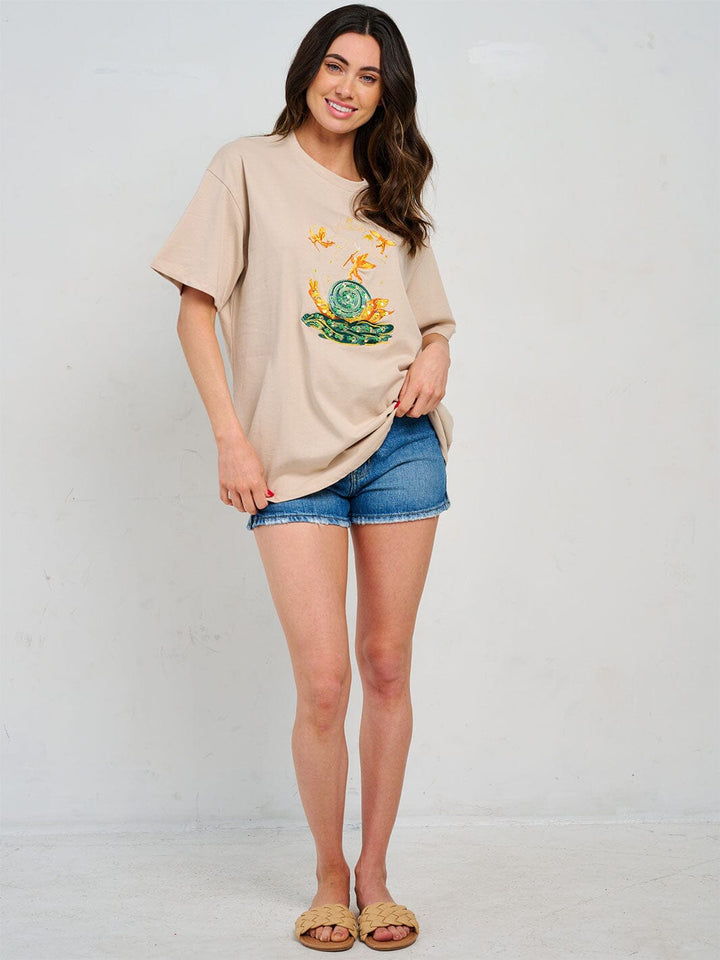 WOMEN'S SHORT SLEEVE GRAPHIC T-SHIRT