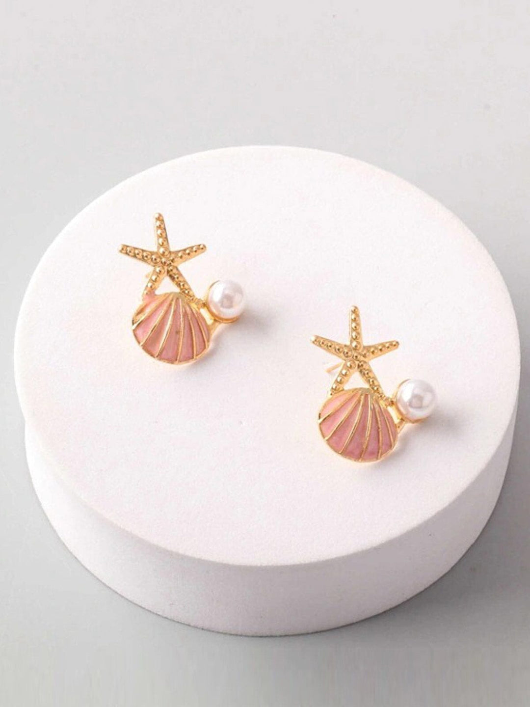 FASHION ASSORTED COLORS SEA LIFE EARRINGS