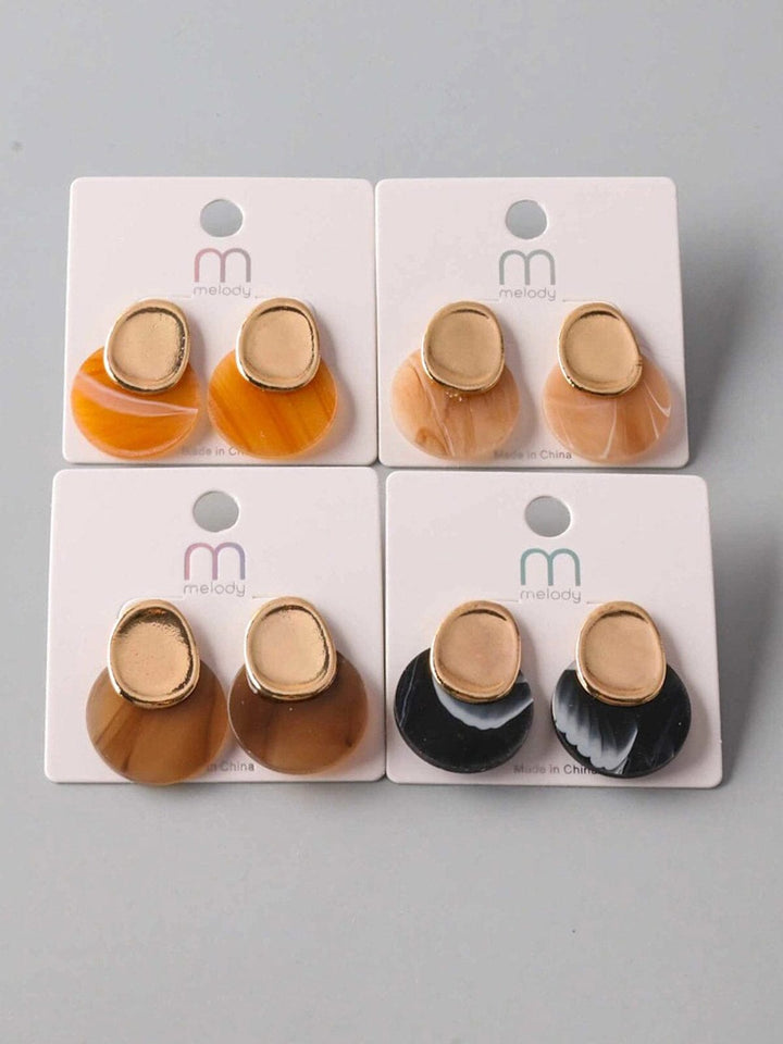 FASHION ASSORTED COLORS EARRINGS