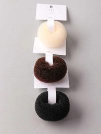 FASHION ASSORTED COLORS SMALL BUN SCRUNCHIES