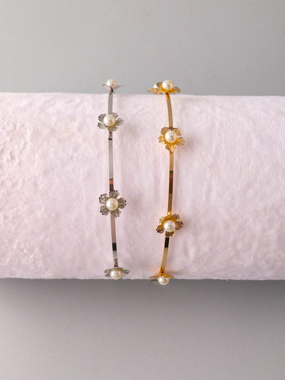 FASHION GOLD & SILVER FLOWER HEADBANDS