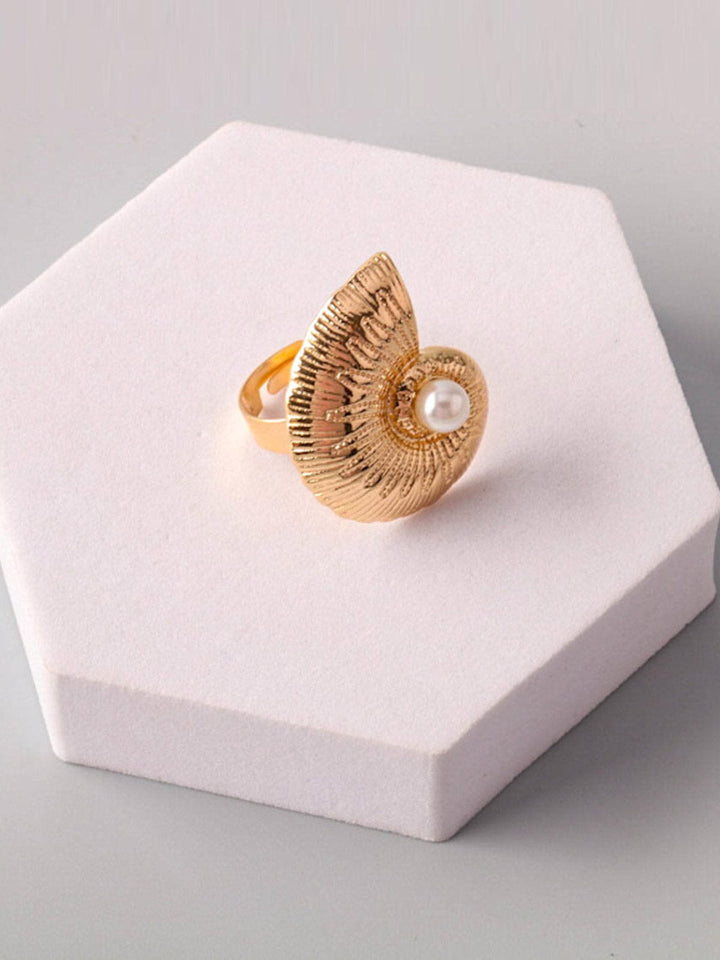 FASHION GOLD & SILVER SHELL RINGS