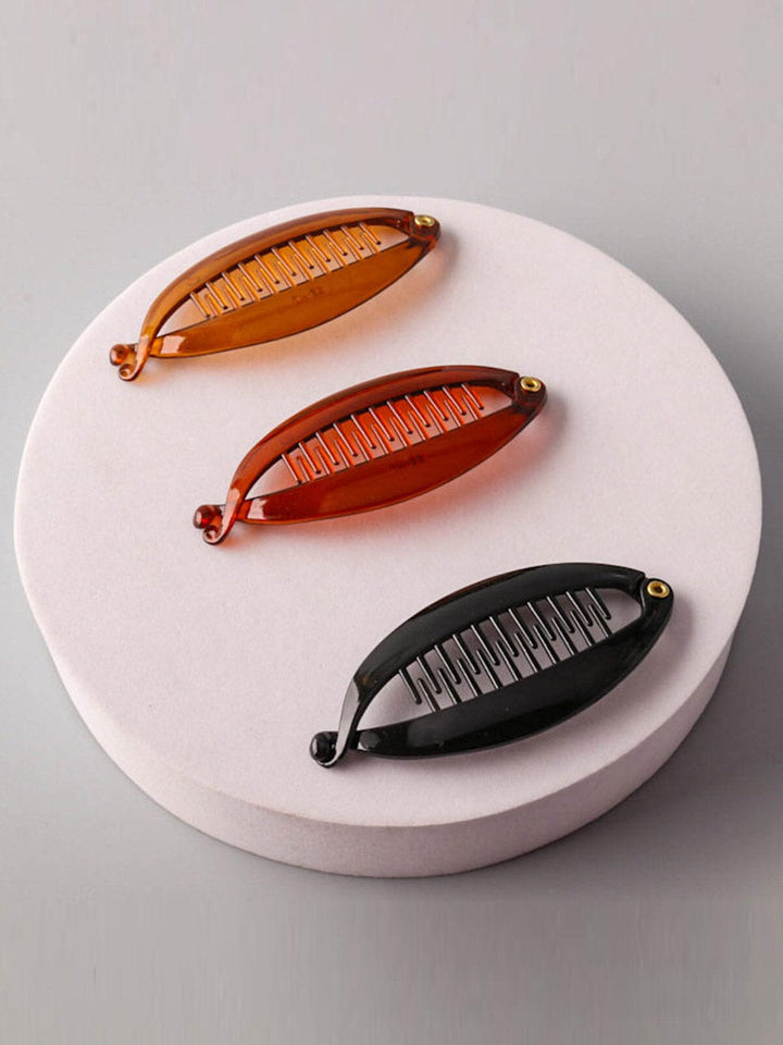 FASHION ASSORTED COLORS HAIR COMB CLIP