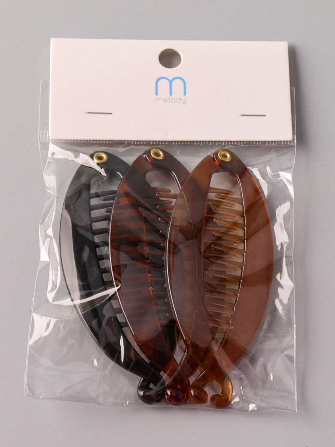 FASHION ASSORTED COLORS HAIR COMB CLIP