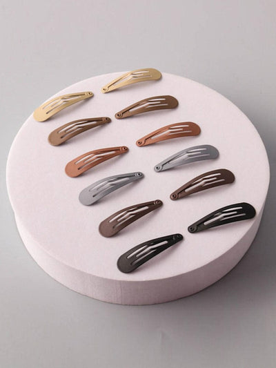 FASHION ASSORTED COLORS TIC TAC HAIR CLIPS