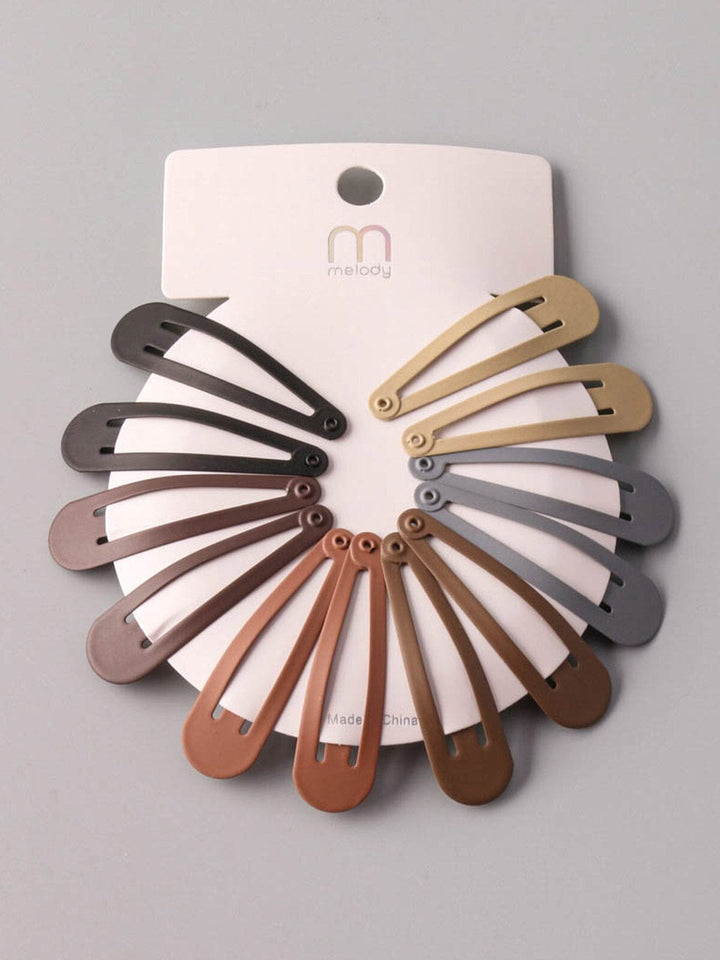 FASHION ASSORTED COLORS TIC TAC HAIR CLIPS