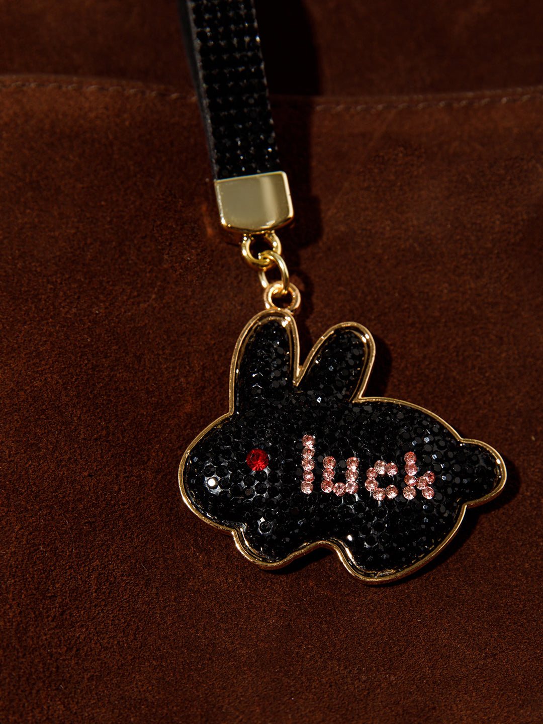 FASHION ASSORTED BUNNY RHINESTONES PENDANT KEYCHAIN