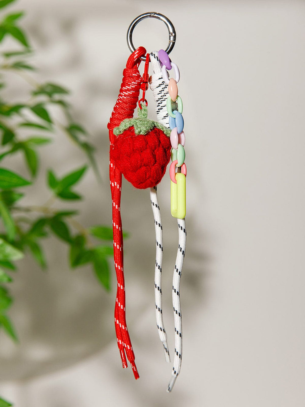 FASHION STAWBERRY MULTI PENDANT KEYCHAIN