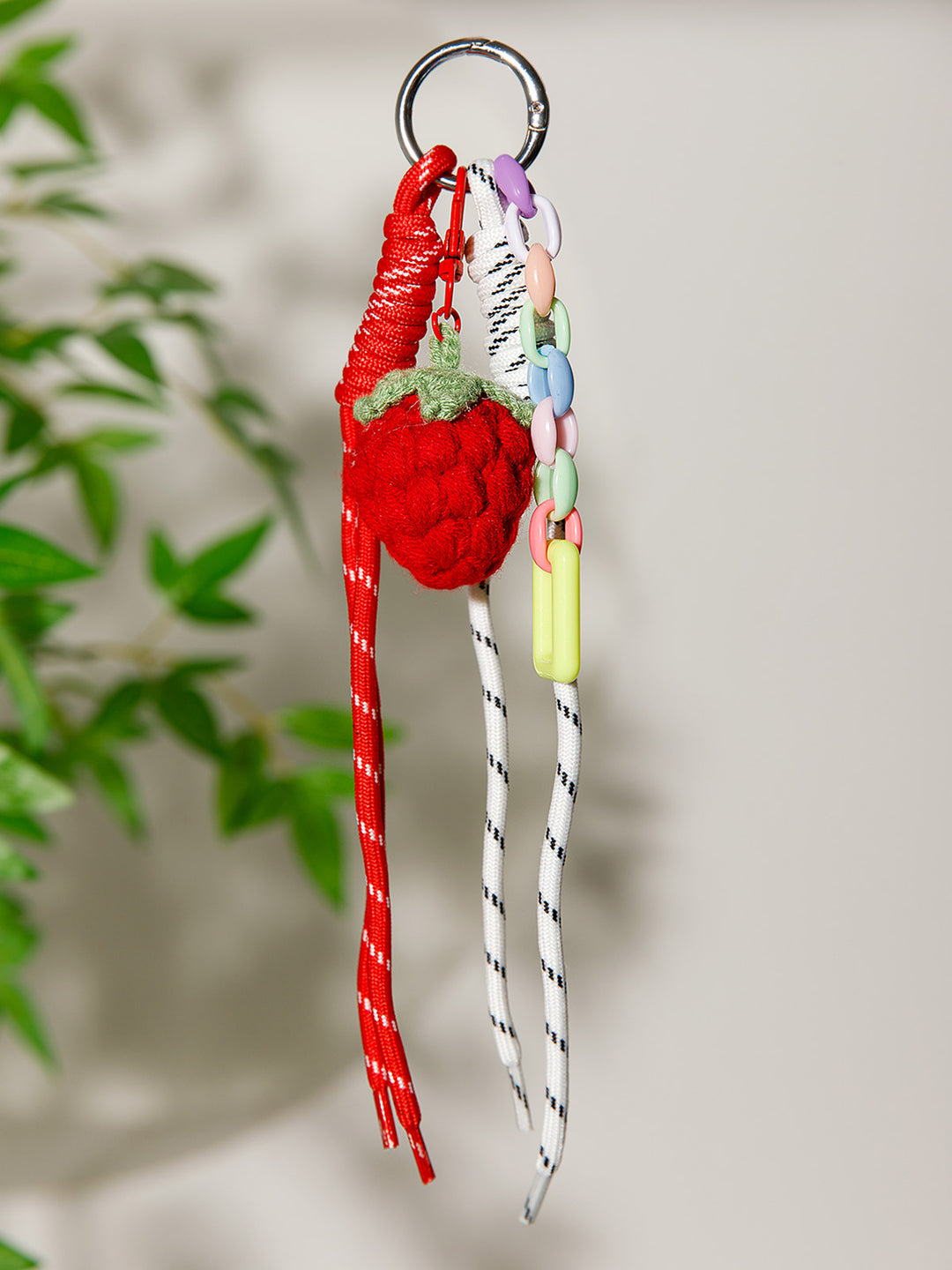 FASHION STAWBERRY MULTI PENDANT KEYCHAIN