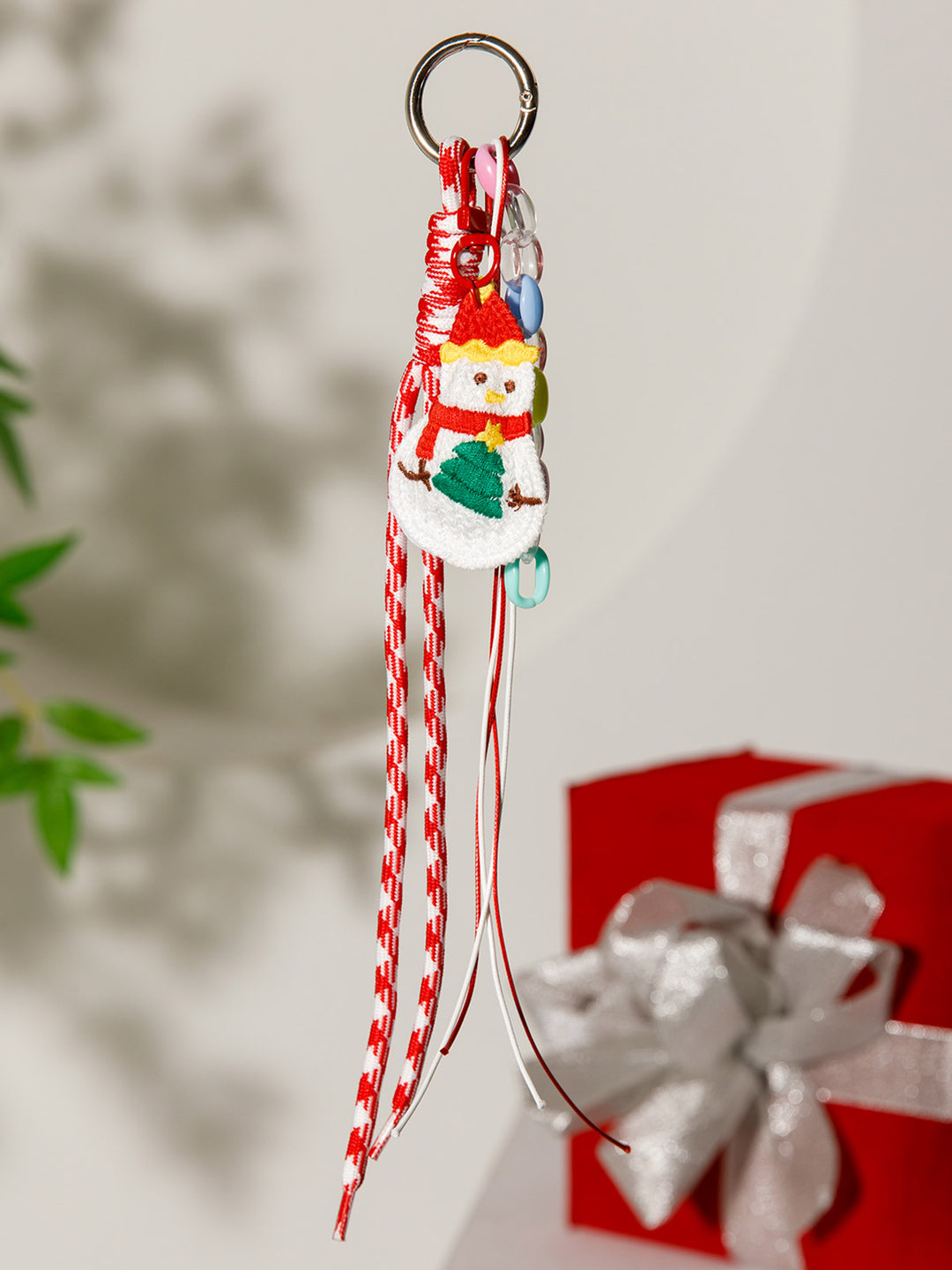 CHRISTMAS SNOW MAN MULTI PENDANT KEYCHAIN