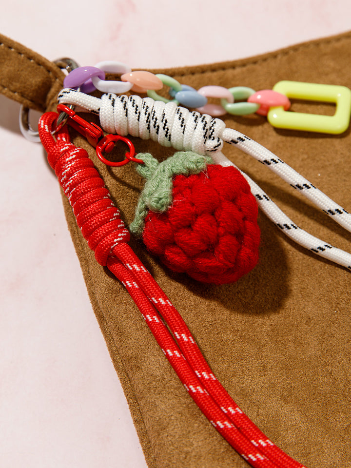FASHION STAWBERRY MULTI PENDANT KEYCHAIN