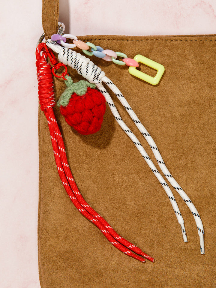FASHION STAWBERRY MULTI PENDANT KEYCHAIN