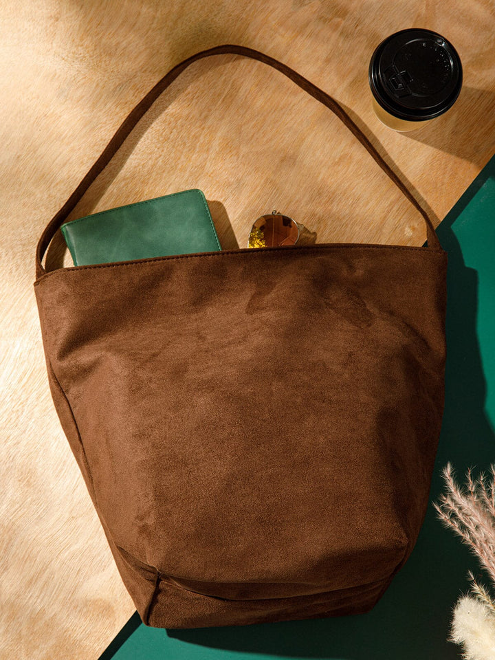 WOMEN'S SUEDE TOTE BAG