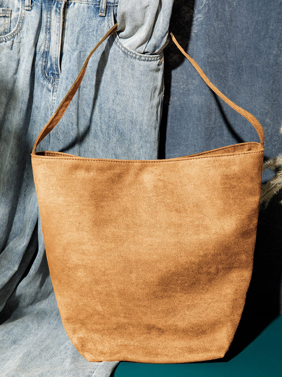 WOMEN'S SUEDE TOTE BAG
