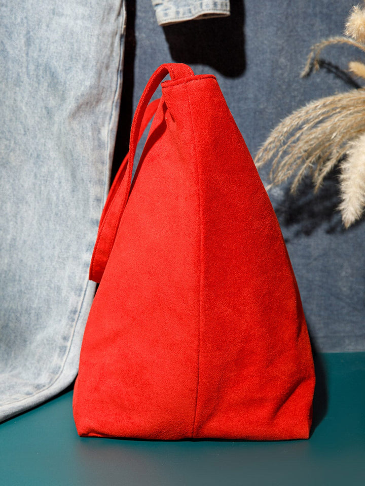 WOMEN'S SUEDE TOTE BAG