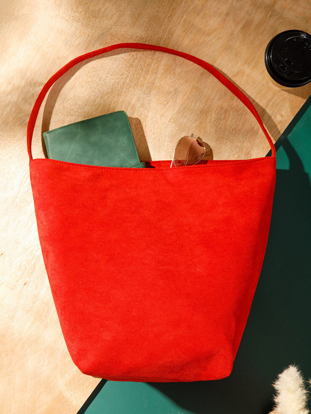 WOMEN'S SUEDE TOTE BAG