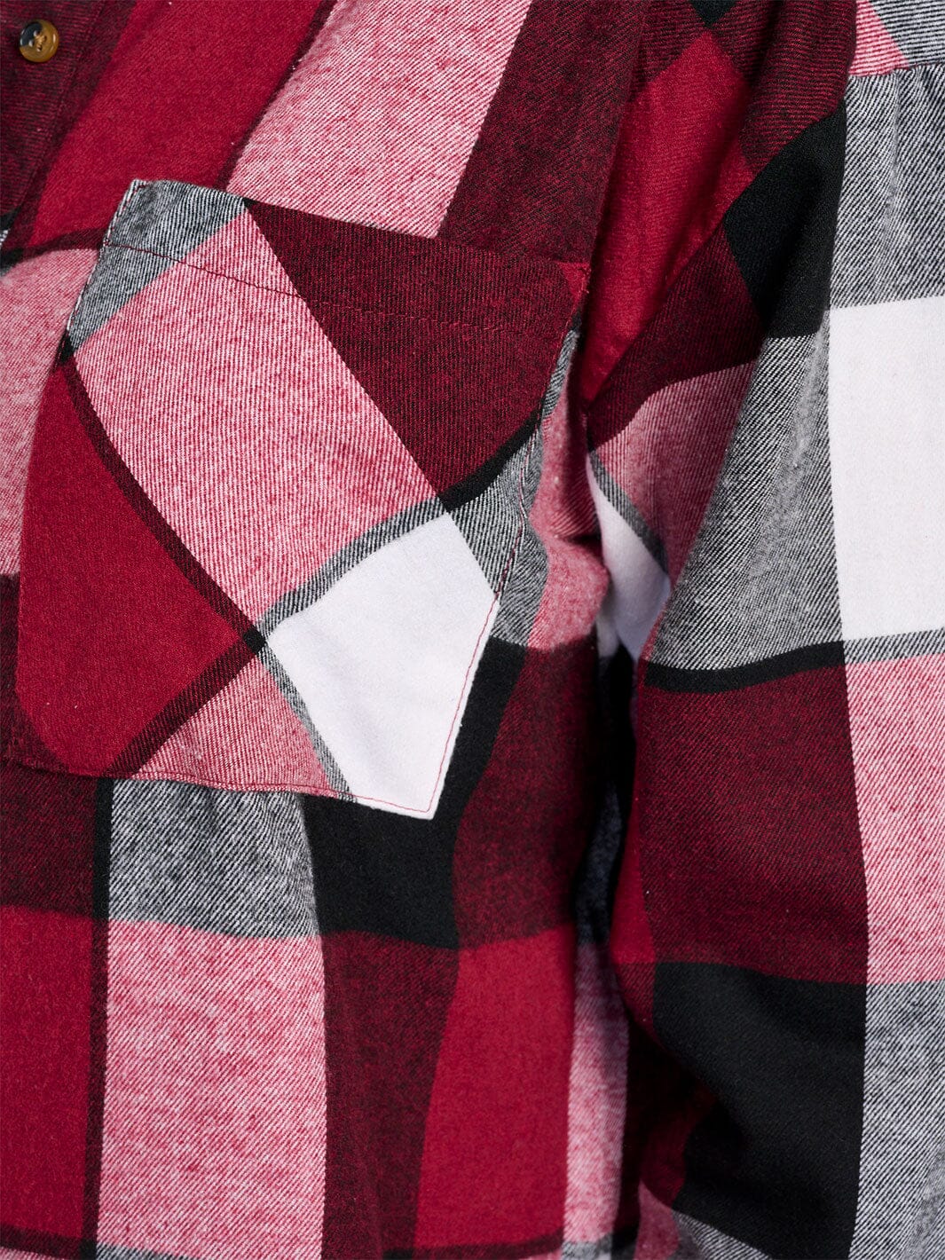 WOMEN'S LONG SLEEVE FRONT POCKET BUTTON UP PLAID SHIRT