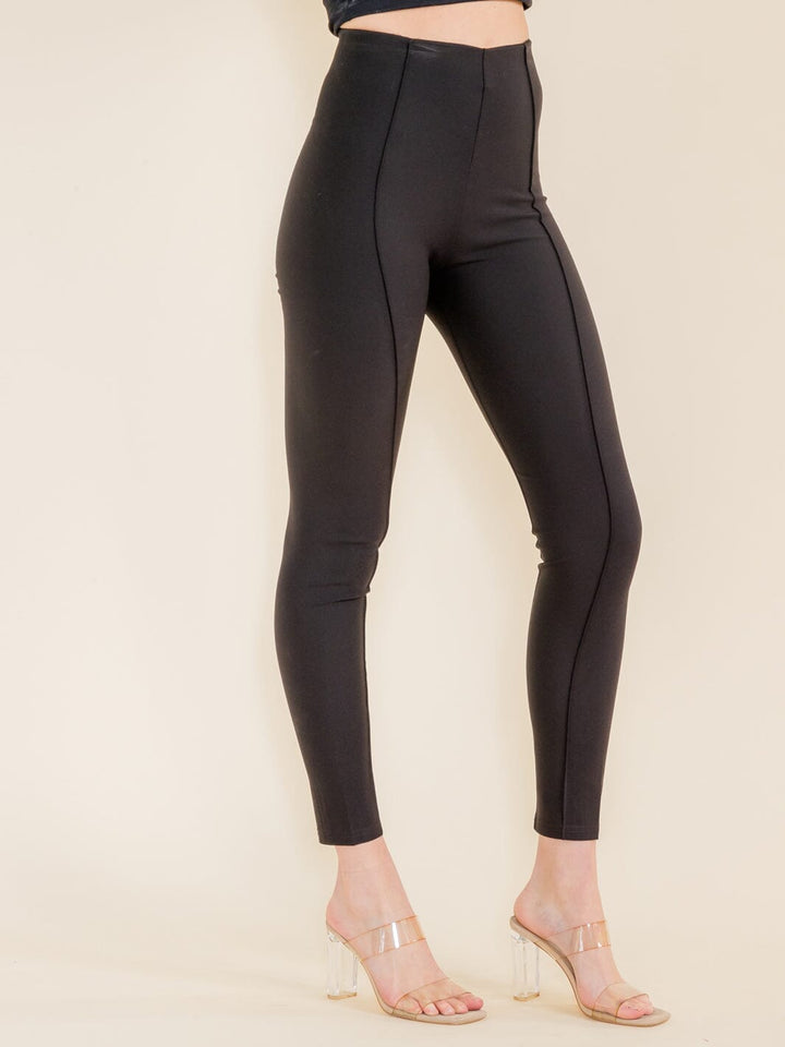 WOMEN'S ELASTIC WAIST SKINNY PANTS