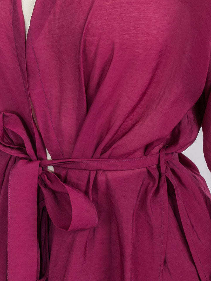 WOMEN'S LONG SLEEVE CARDIGAN & ELASTIC WAIST PANTS 2PC.SET