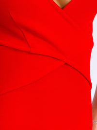 WOMEN'S SLEEVELESS V-NECK BODYCON SIDE CUT OUT BANDAGE MINI DRESS