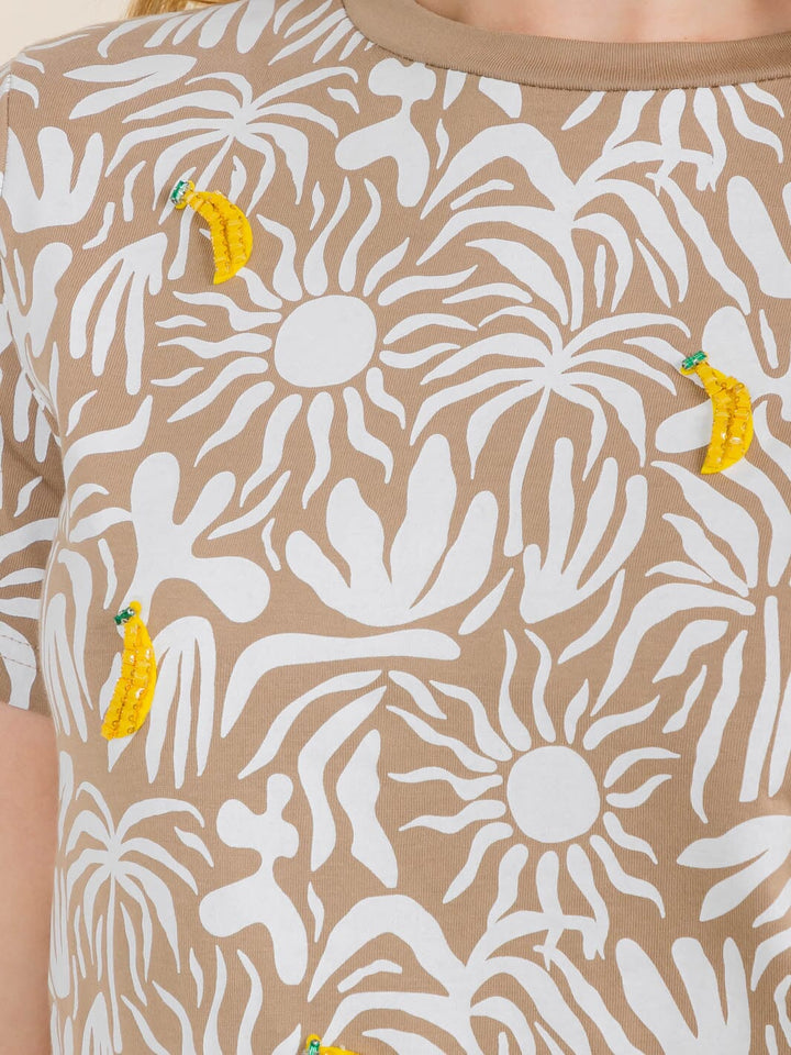 WOMEN'S SHORT SLEEVE DETAILED T-SHIRT