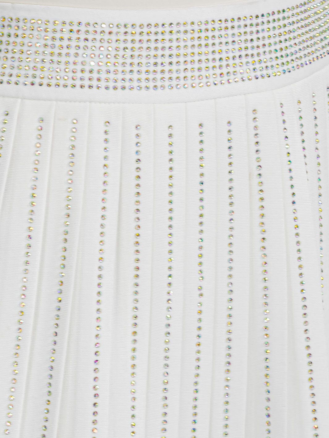 WOMEN'S ZIP UP FIT & FLARE SEQUINS MINI SKORT