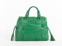 WOMEN'S PU PLEATHER SNAKE HANDBAG