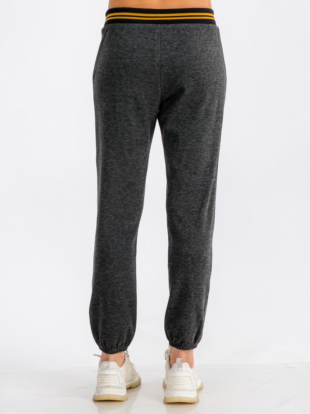 WOMEN'S ELASTIC WAIST FRONT POCKET JOGGER SWEATPANTS (Copy)