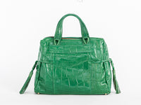 WOMEN'S PU PLEATHER SNAKE HANDBAG