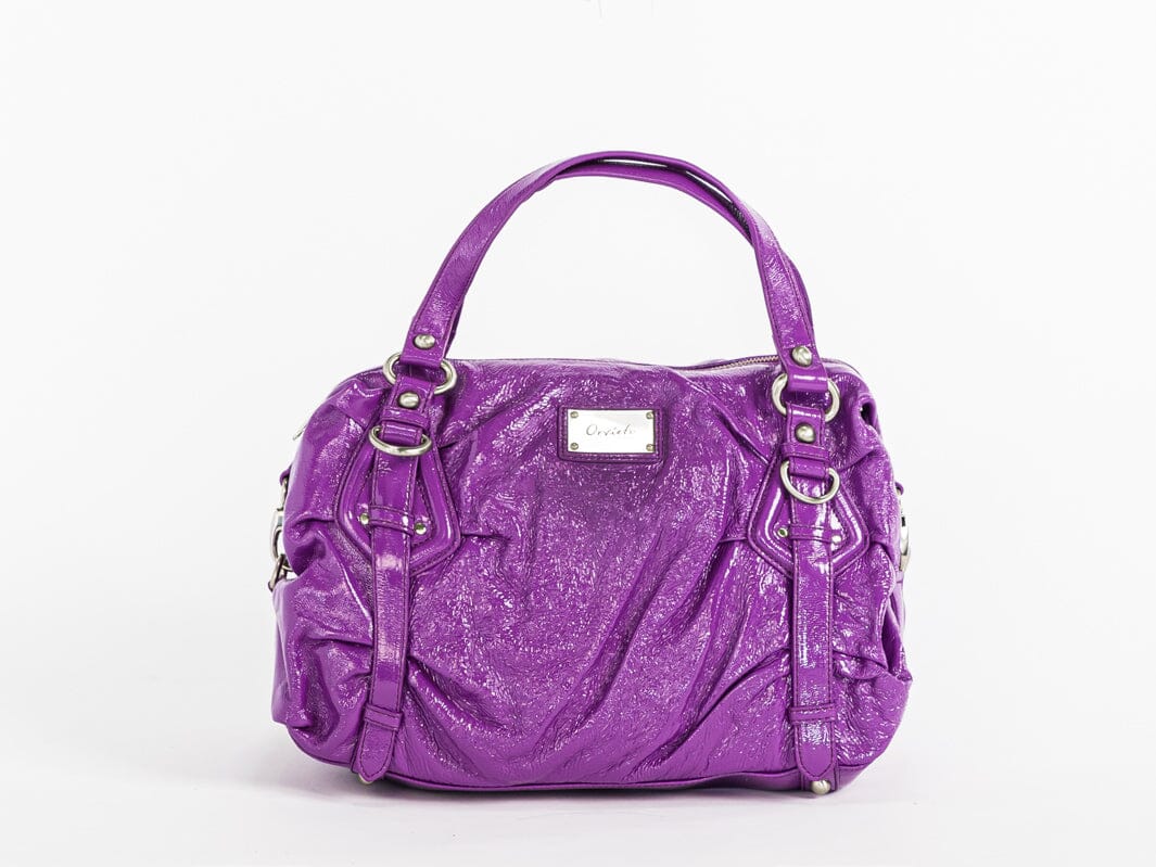 WOMEN'S PU PLEATHER SHIMMER HANDBAG