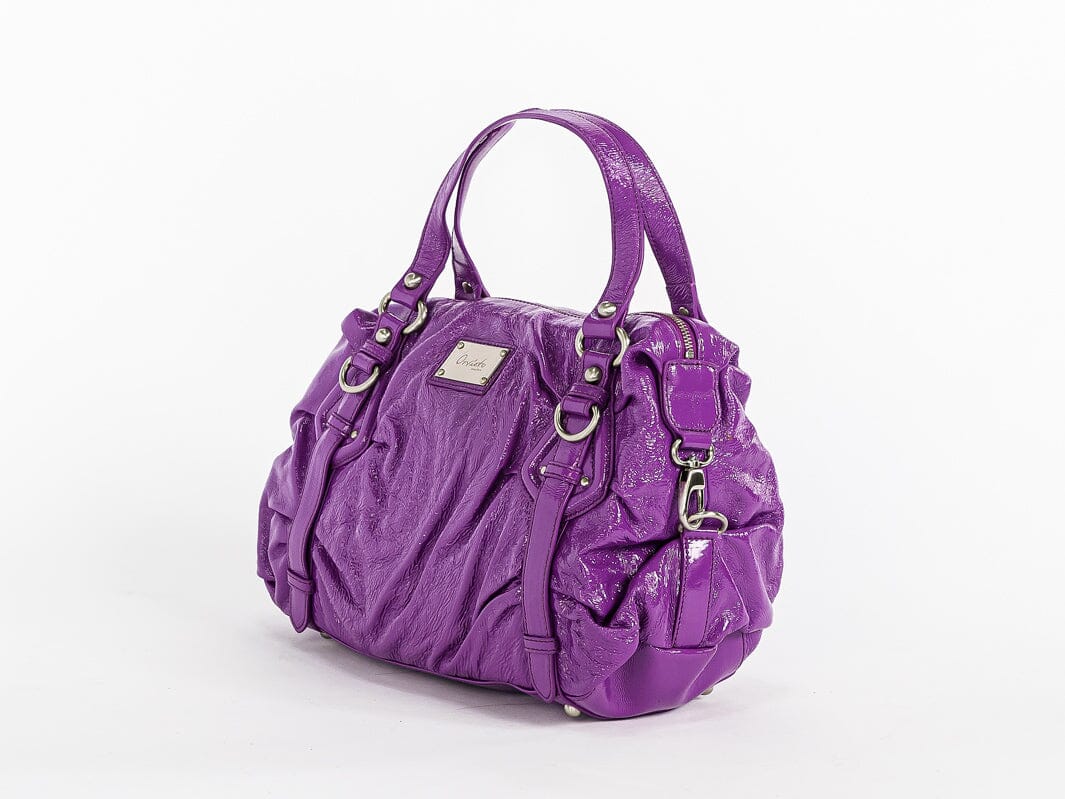 WOMEN'S PU PLEATHER SHIMMER HANDBAG