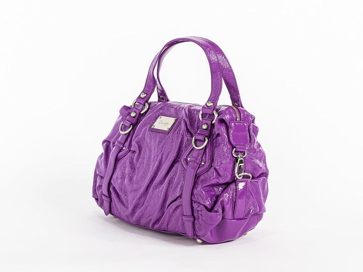 WOMEN'S PU PLEATHER SHIMMER HANDBAG