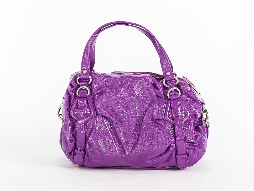 WOMEN'S PU PLEATHER SHIMMER HANDBAG