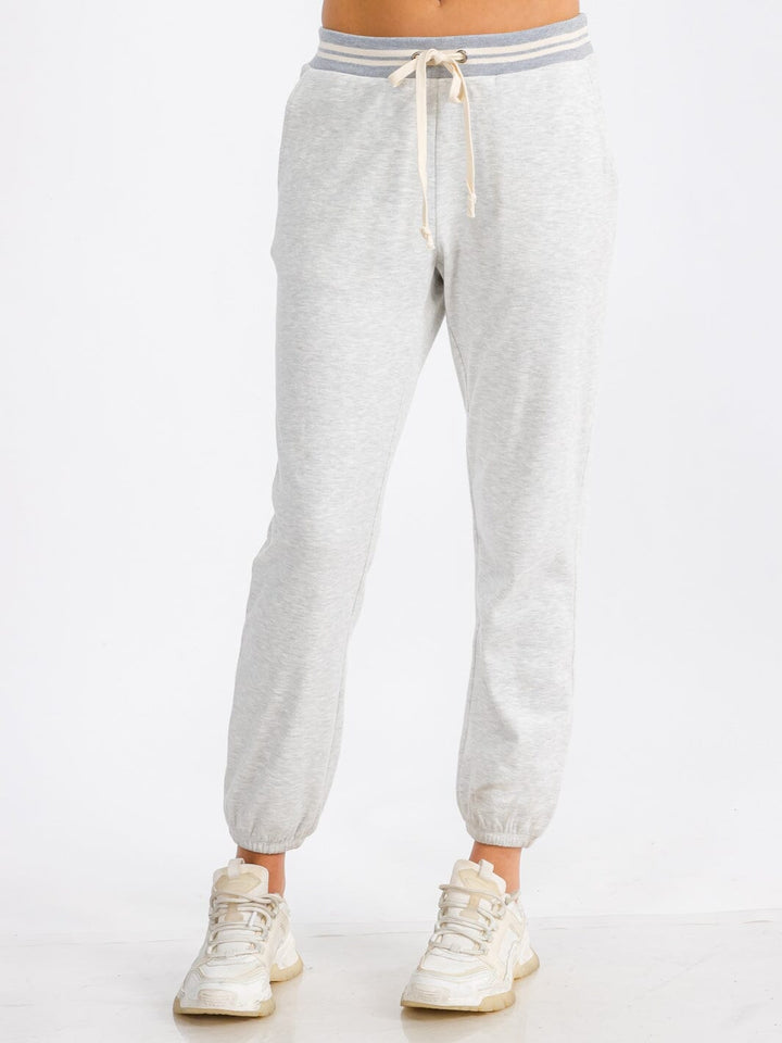 WOMEN'S ELASTIC WAIST FRONT POCKET JOGGER SWEATPANTS (Copy)