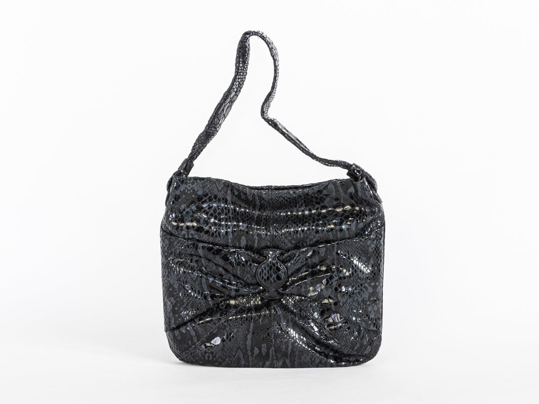 WOMEN'S HANDBAG WITH WALLET PU PLEATHER SHIMMER 2PC. SET