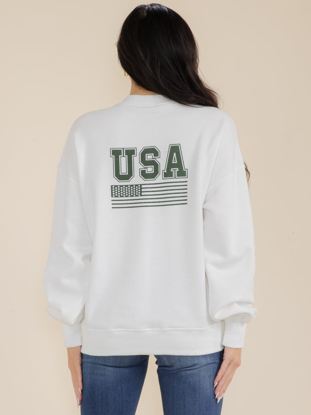 WOMEN'S LONG SLEEVE GRAPHIC PULLOVER SWEATER