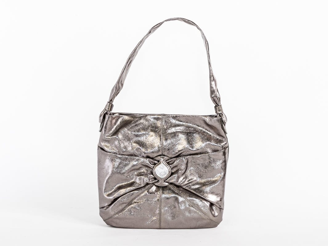 WOMEN'S HANDBAG WITH WALLET PU PLEATHER SHIMMER 2PC. SET