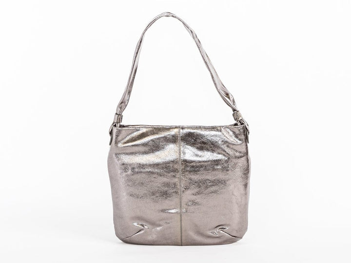 WOMEN'S HANDBAG WITH WALLET PU PLEATHER SHIMMER 2PC. SET