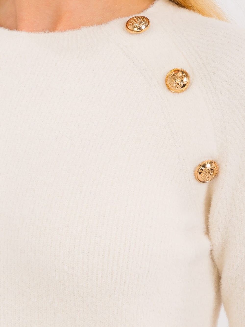WOMEN'S LONG SLEEVES BUTTONS DETAILED BLOUSE TOP