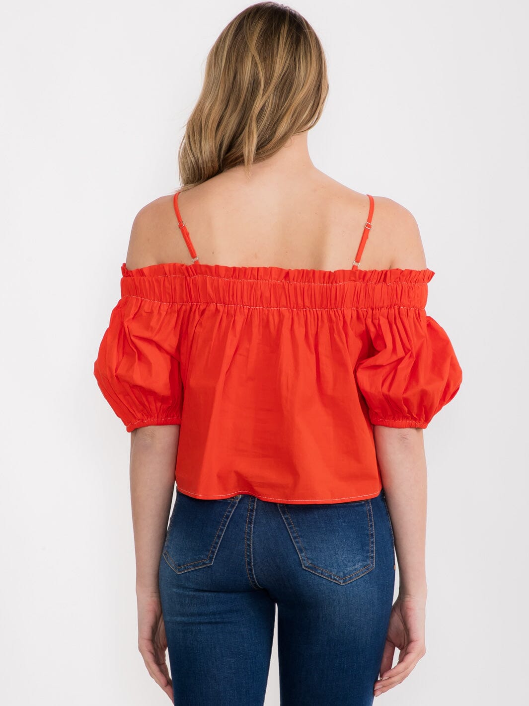 WOMEN'S OFF SHOULDER SHORT SLEEVE TUNIC TOP