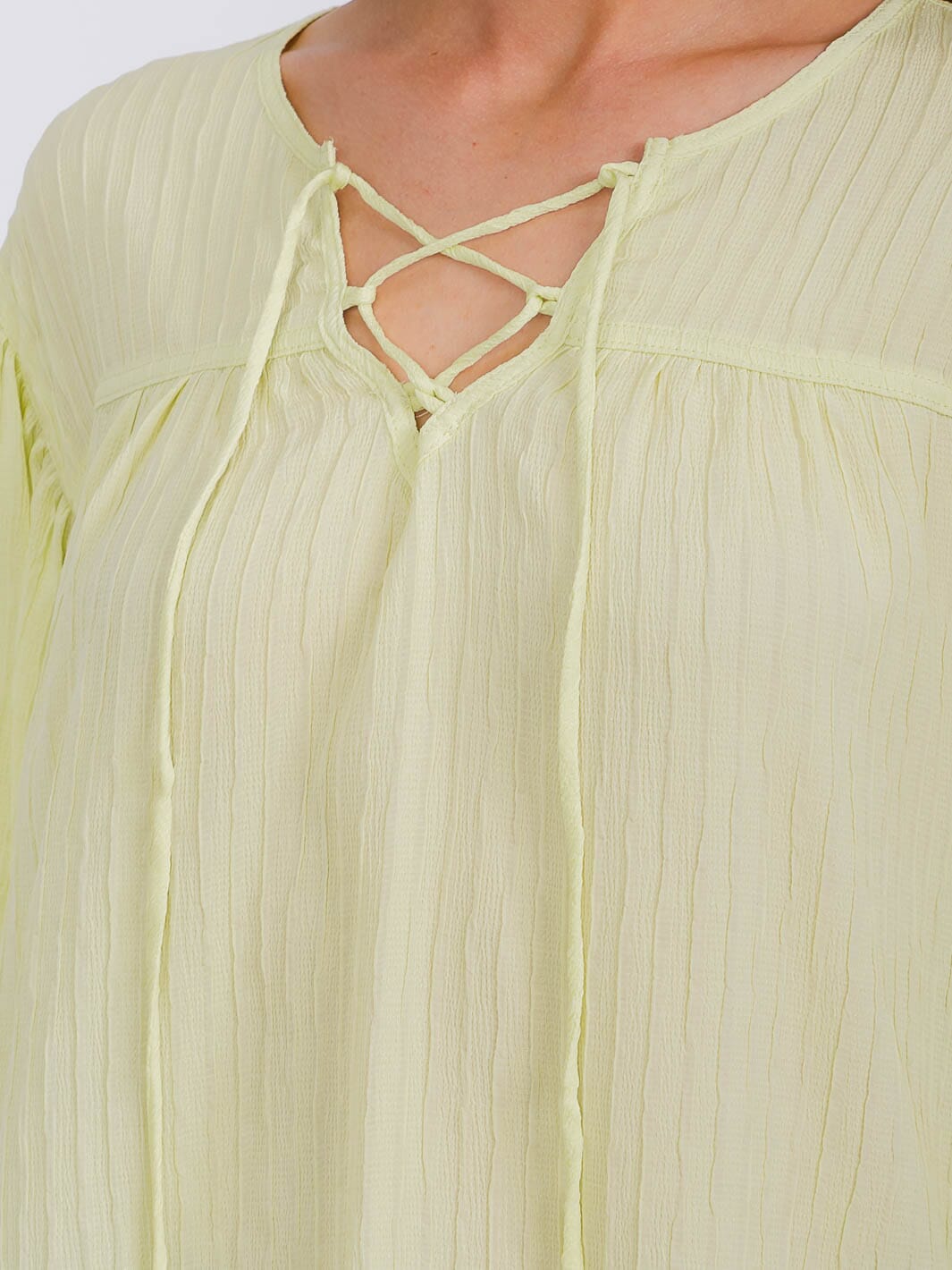 WOMEN'S LONG SLEEVE V-NECK HIGH-LOW TUNIC BLOUSE