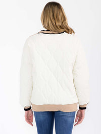 WOMEN'S LONG SLEEVE BUTTON CLOSURE FRONT POCKETS JACKET