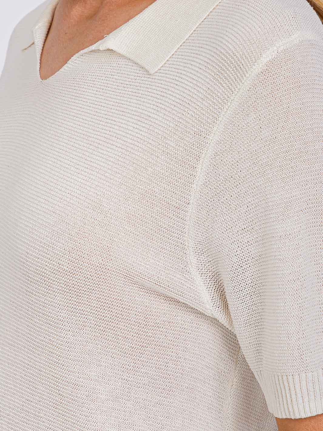 WOMEN'S SHORT SLEEVE V-NECK BLOUSE