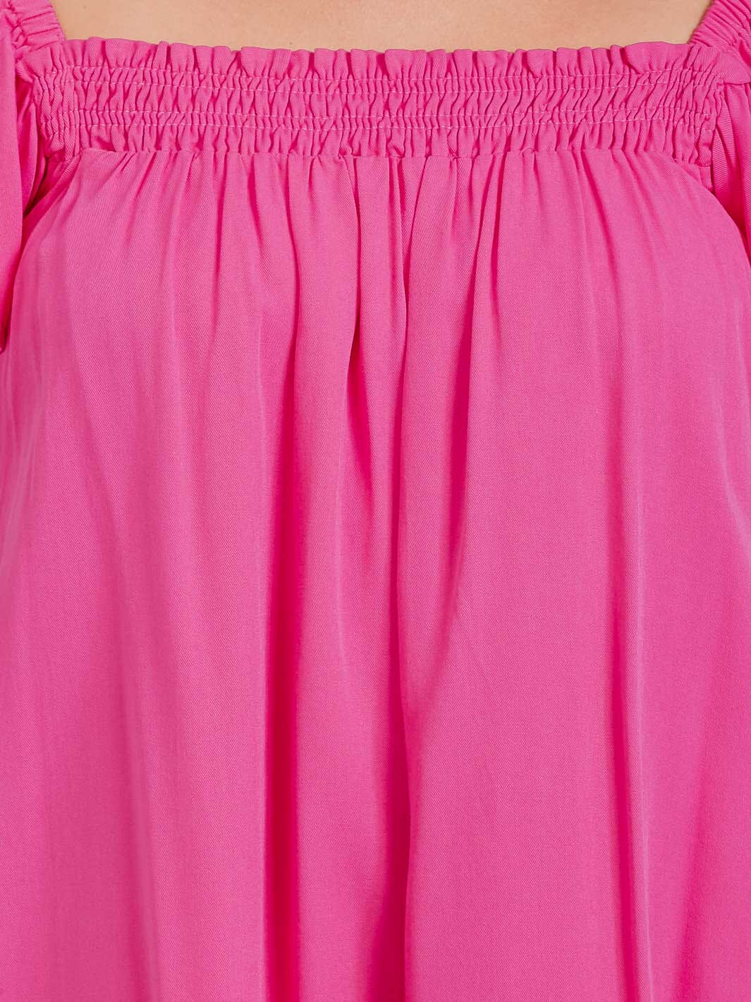 WOMEN'S RUFFLE SLEEVE OFF SHOULDER WOVEN MINI DRESS